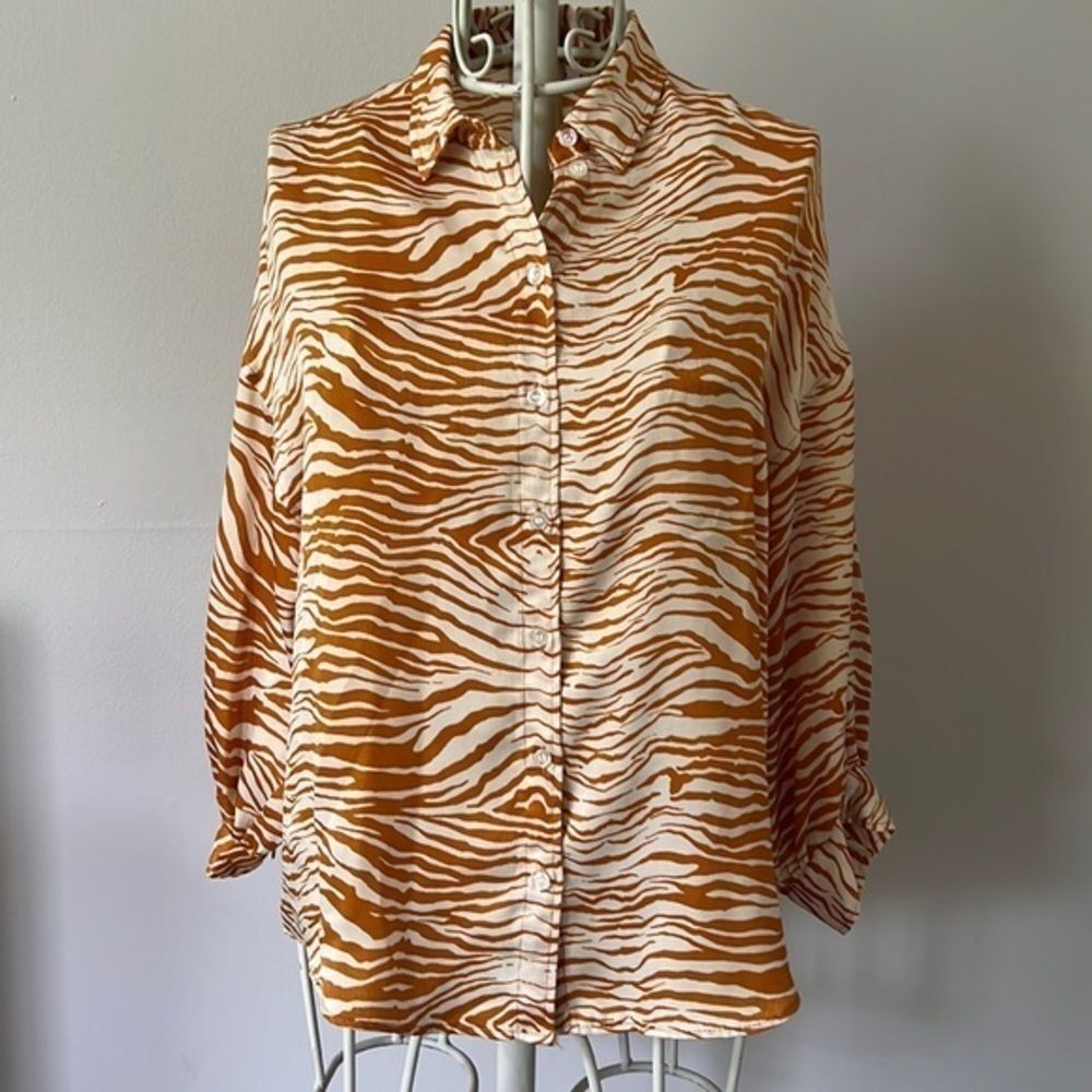 Topshop silk like blouse‎